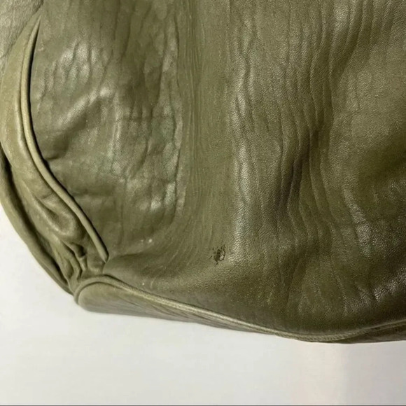 Botkier Bryant Leather Gray Green Hobo Shoulder Bag - Picture 7 of 9